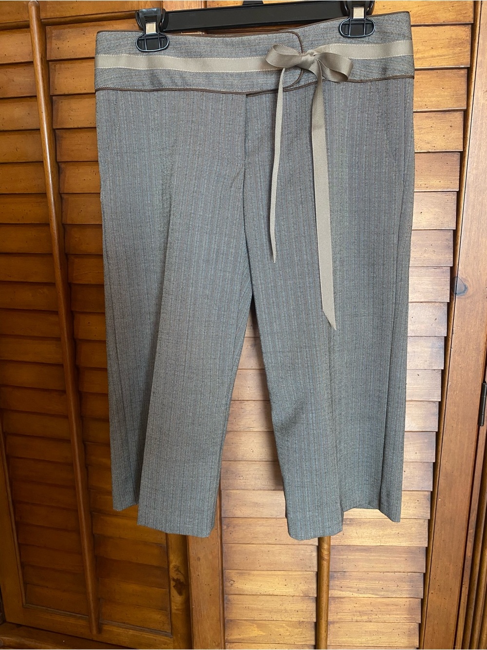 Liquid Brand Herringbone Waistband in Black and Brown